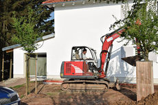 Renovierungsarbeiten am Pfarrhaus der Katholischen Kirchengemeinde Zierenberg